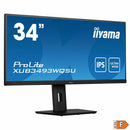 Monitor Iiyama XUB3493WQSU-B5 Nero 75 Hz 34" UltraWide Quad HD-4