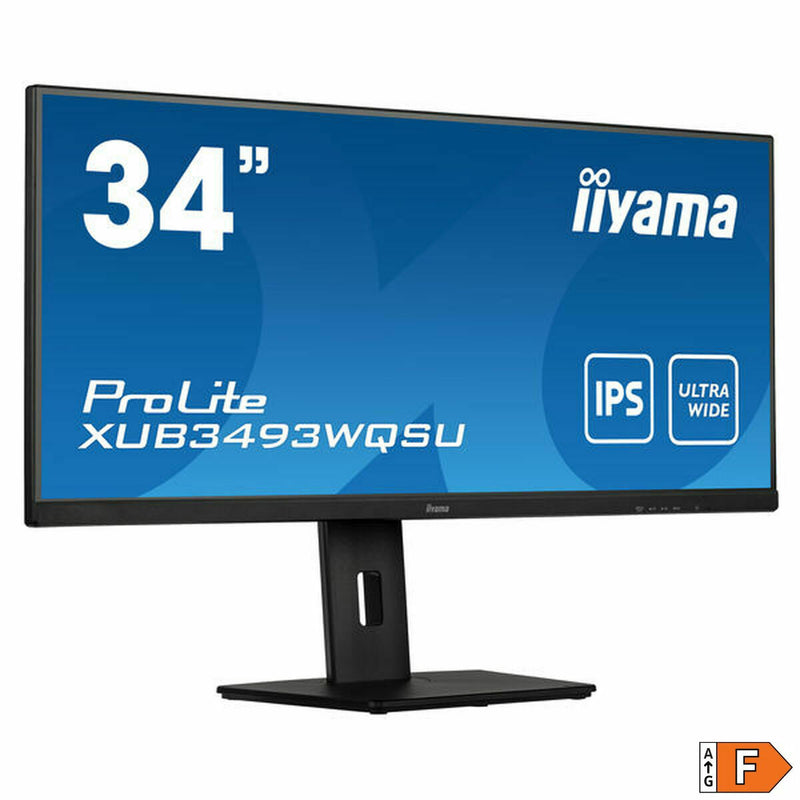 Monitor Iiyama XUB3493WQSU-B5 Nero 75 Hz 34" UltraWide Quad HD-4