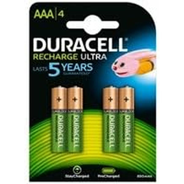 Batterie Ricaricabili DURACELL DURDLLR03P4B 1,5 V (4 Unità)-0