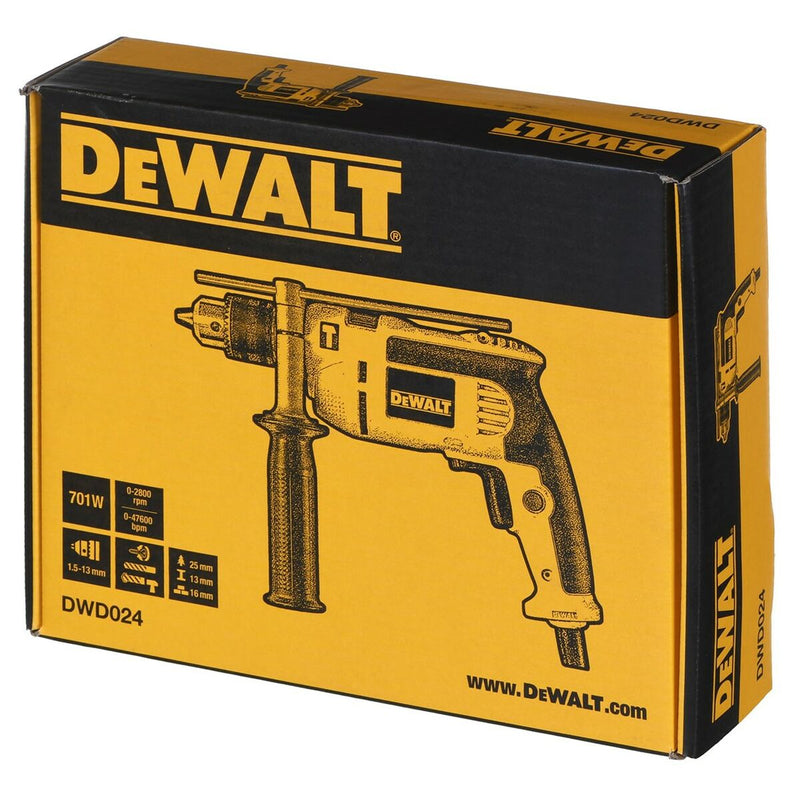 Trapano a Percussione Dewalt DWD024 650 W-5