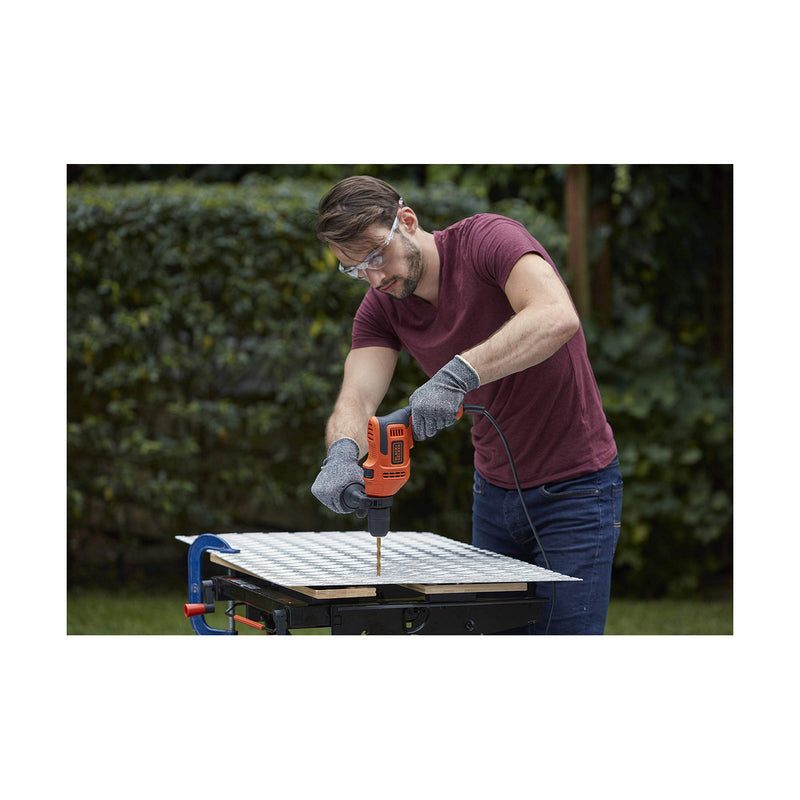 Set trapano e accessori Black & Decker BEH200-QS 500 W 230 V 230-240 V-3