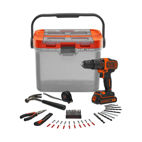 Set trapano e accessori Black & Decker bcksb05-qw 18 V-0