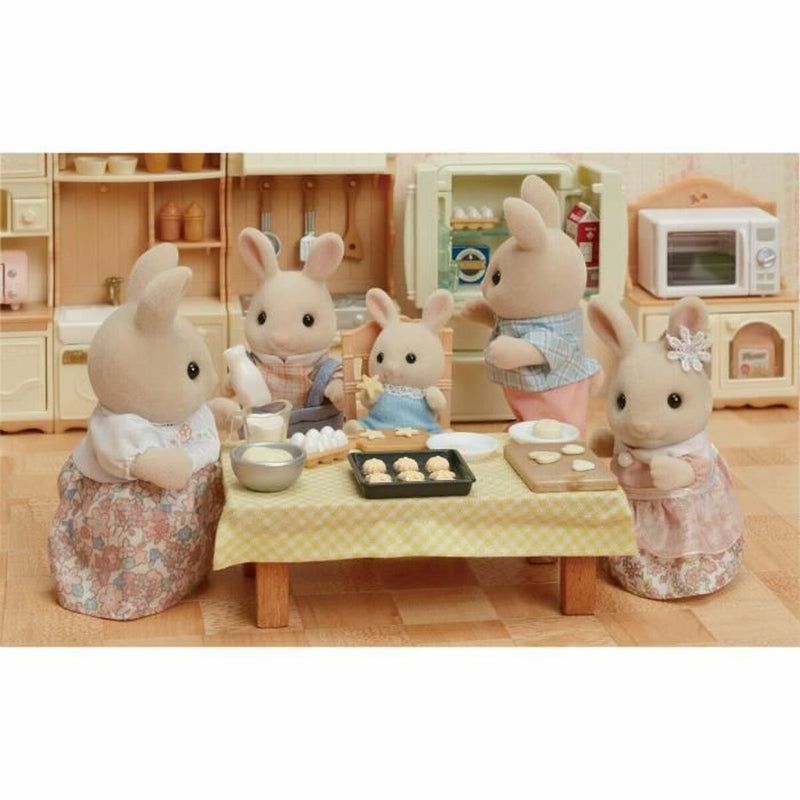 Statua Sylvanian Families 5706 Coniglio Famiglia 4 Pezzi-2