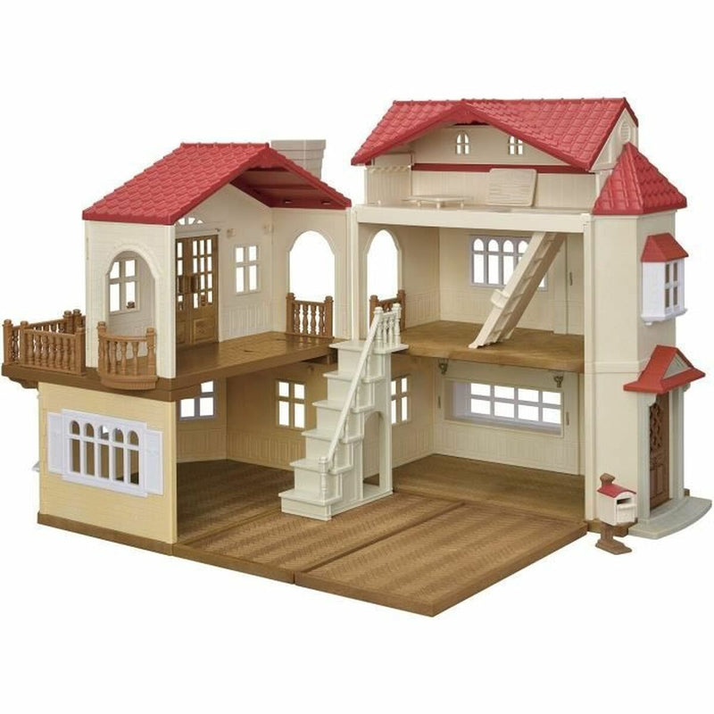 Playset Sylvanian Families Red Roof Country Home Casa in Miniatura Coniglio-4