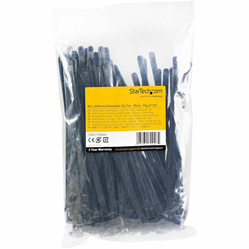 Fascette Startech CBMZTRB8BK           Nero-0