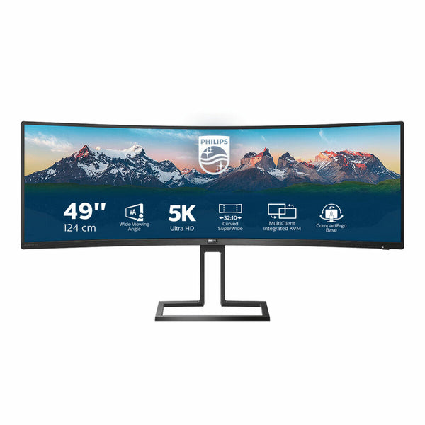 Monitor Philips 498P9/00 49" LCD 49" LED VA LCD Flicker free 50-60  Hz-0