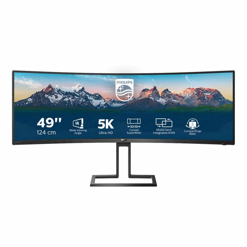 Monitor Philips 498P9/00 49" LCD 49" LED VA LCD Flicker free 50-60  Hz-0
