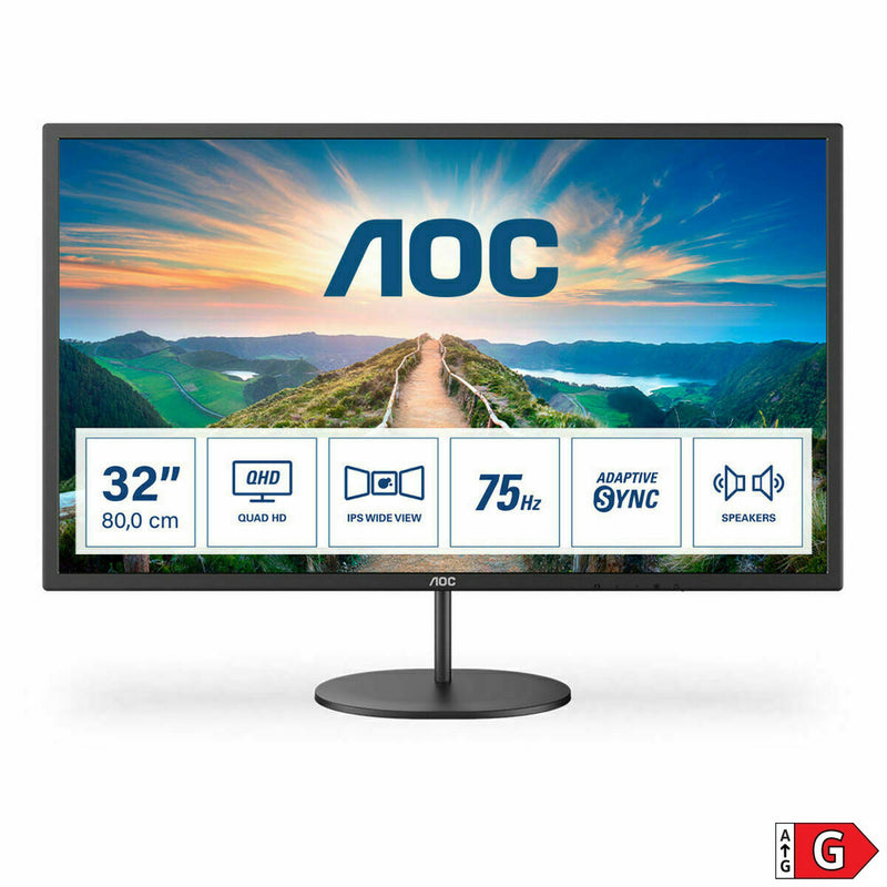 Monitor AOC Q32V4                32" QHD IPS 75 Hz-6