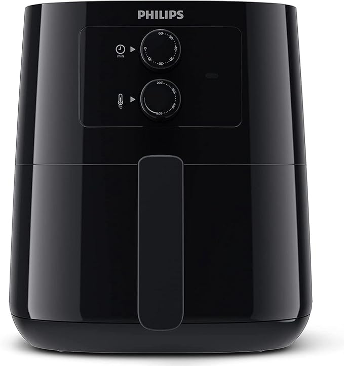 ‎PHILIPS Essential Airfryer Friggitrice Ad Aria Da 4,1 L, Friggitrice Senza OlioNero (HD9200/90)