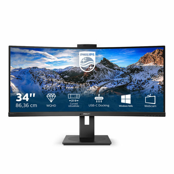 Monitor Videowall Philips 346P1CRH/00 LCD UltraWide Quad HD 34" 50-60 Hz 34"-0