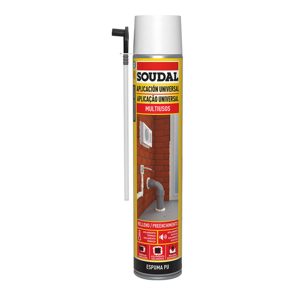 Schiuma Soudal Classic 115797 Poliuretano 750 ml-0