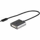 Adattatore USB C con DVI Startech CDP2DVIEC Nero Argentato Nero/Argentato-0