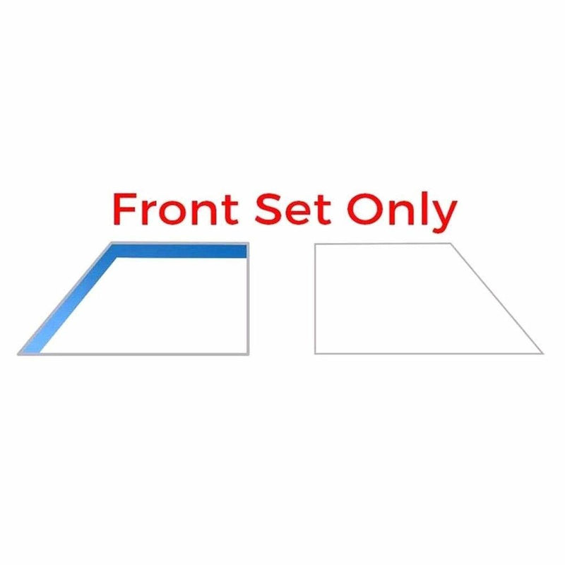 Deflettore vento DGA DGA108050 2 Pezzi Frontale-1