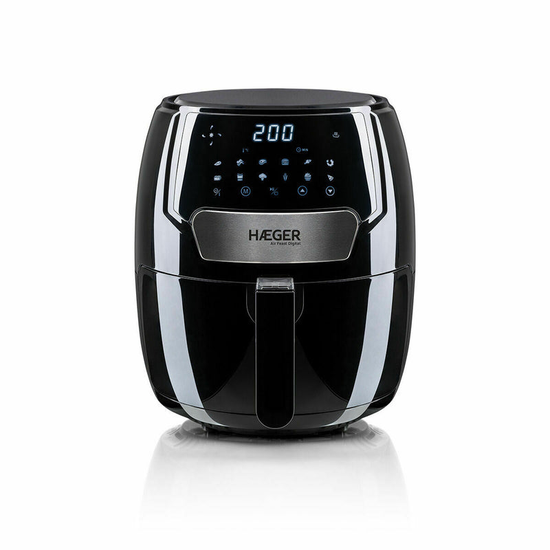 Friggitrice ad Aria Haeger Nero 1500 W 3,7 L-0
