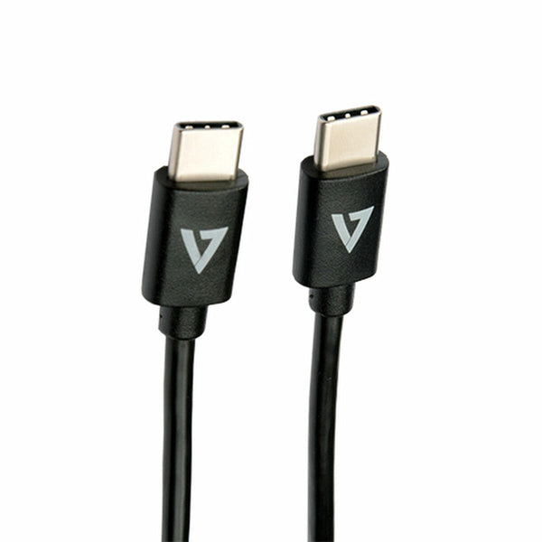 Cavo USB C V7 V7USB2C-2M Nero-0