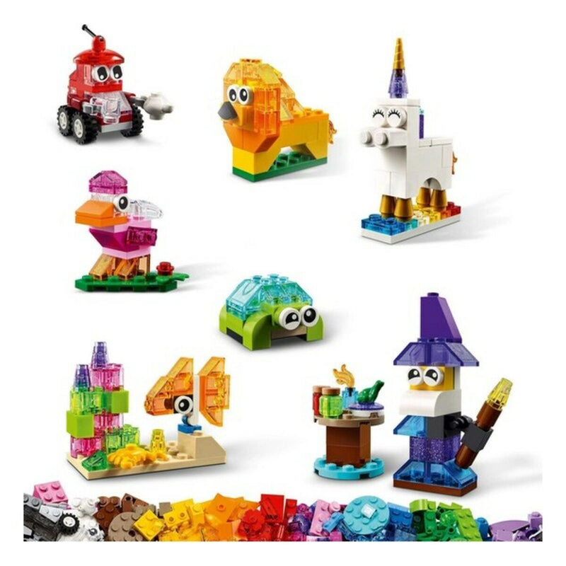 Playset Classic Transparent Bricks Lego Classic 11013 Creative Transparent Bricks Brick Building-8