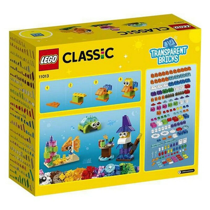 Playset Classic Transparent Bricks Lego Classic 11013 Creative Transparent Bricks Brick Building-1