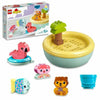 Playset Lego  Bath Toy: Floating Animal Island 20 Pezzi-0