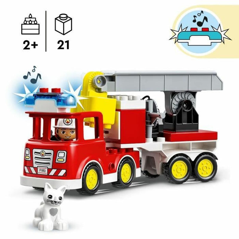 Playset Lego DUPLO Town 10969 Fire Truck 21 Pezzi-3