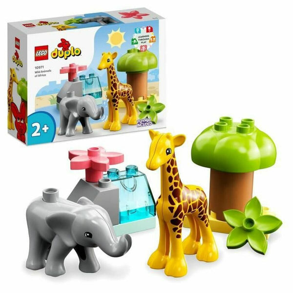 Playset Lego DUPLO African Wild Animals, 10 Pezzi-0