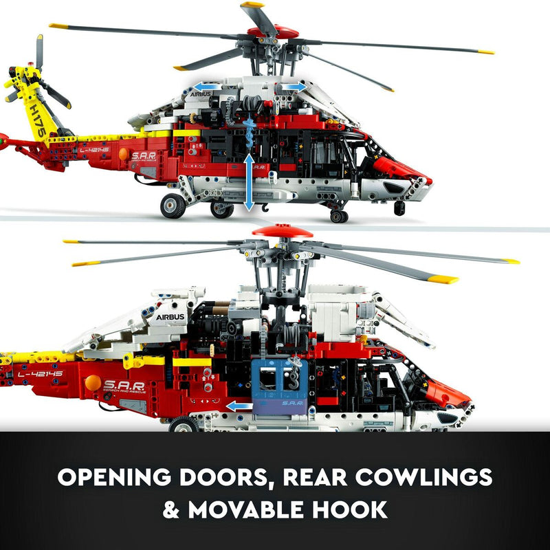 Playset di Veicoli   Lego Technic 42145 Airbus H175 Rescue Helicopter         2001 Pezzi-3