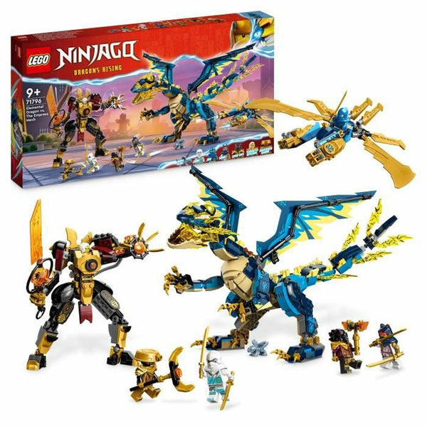 Set di Costruzioni Lego Ninjago 71796 The elementary dragon against the Empress robot Multicolore-0