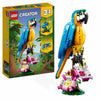 Playset Lego Creator 31136 Exotic parrot with frog and fish 3 in 1 253 Pezzi-0