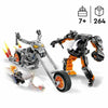 Playset Lego Marvel 76245 The robot and motorcycle of Ghost Rider Multicolore + 7 Anni 264 piezas-5