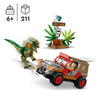 Playset Lego Jurassic Park 30th Anniversary 76958 Dilophosaurus Ambush 211 Pezzi-8