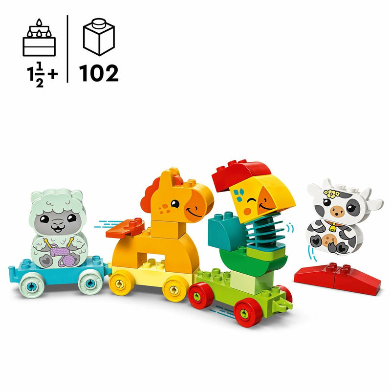 Playset Lego 10412 Animal Train 19 Pezzi-1