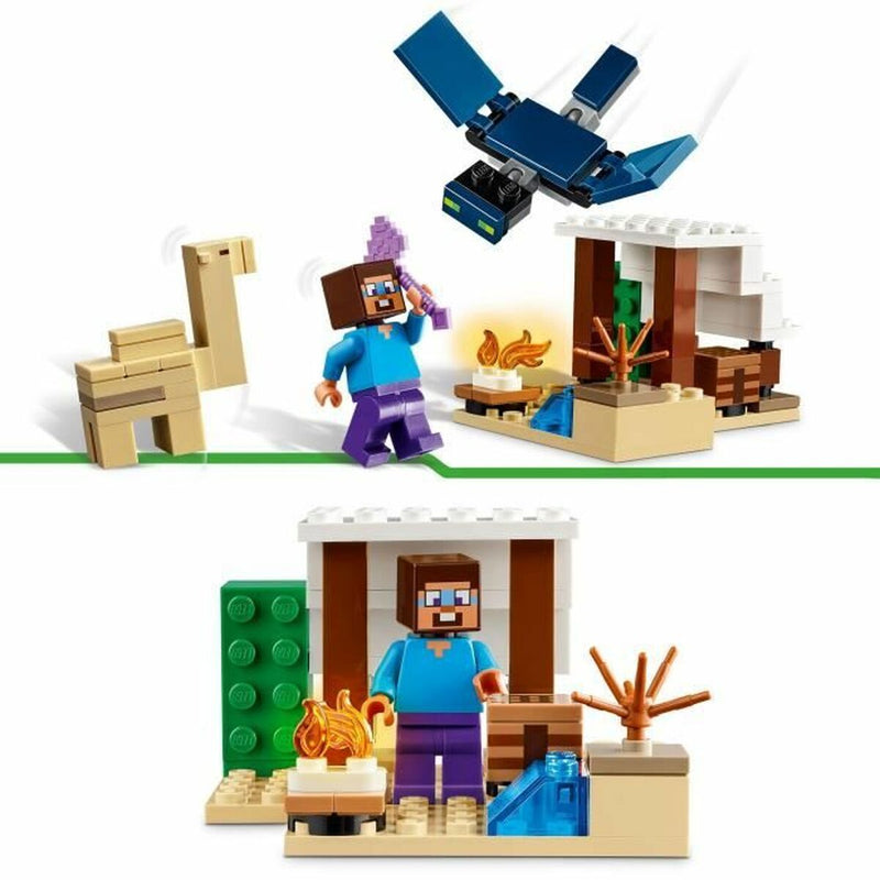 Playset Lego 21251 Minecraft : Steve´s Desert Expedition-4