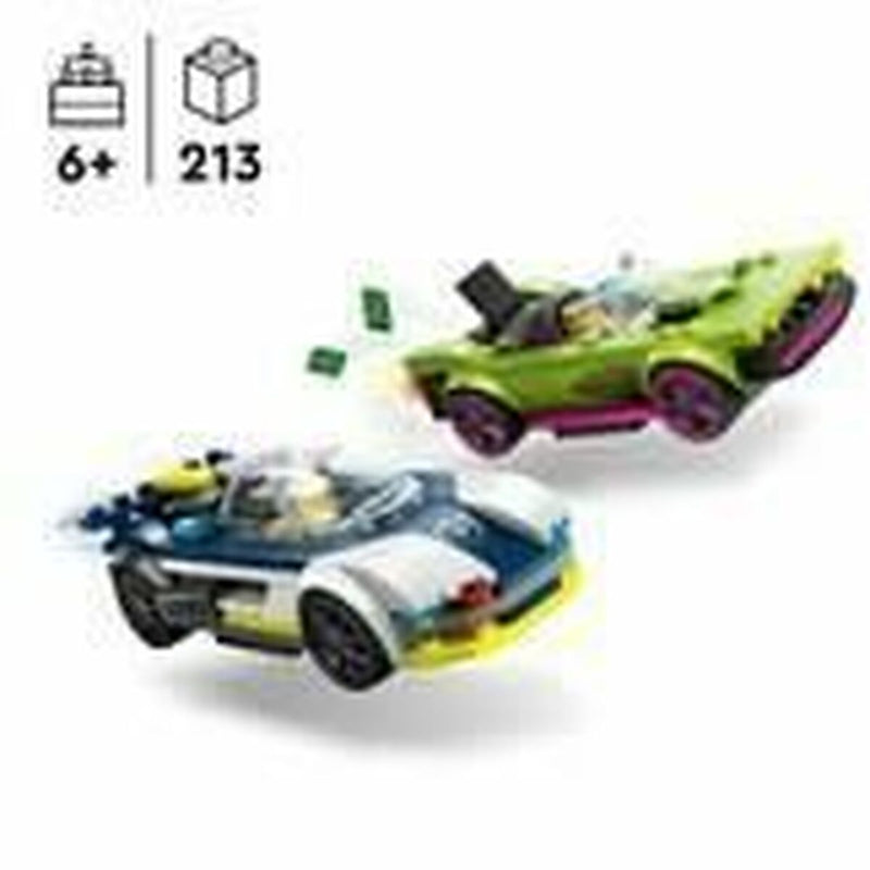 Playset Lego 60415 Police Car and Power Sport Car-5