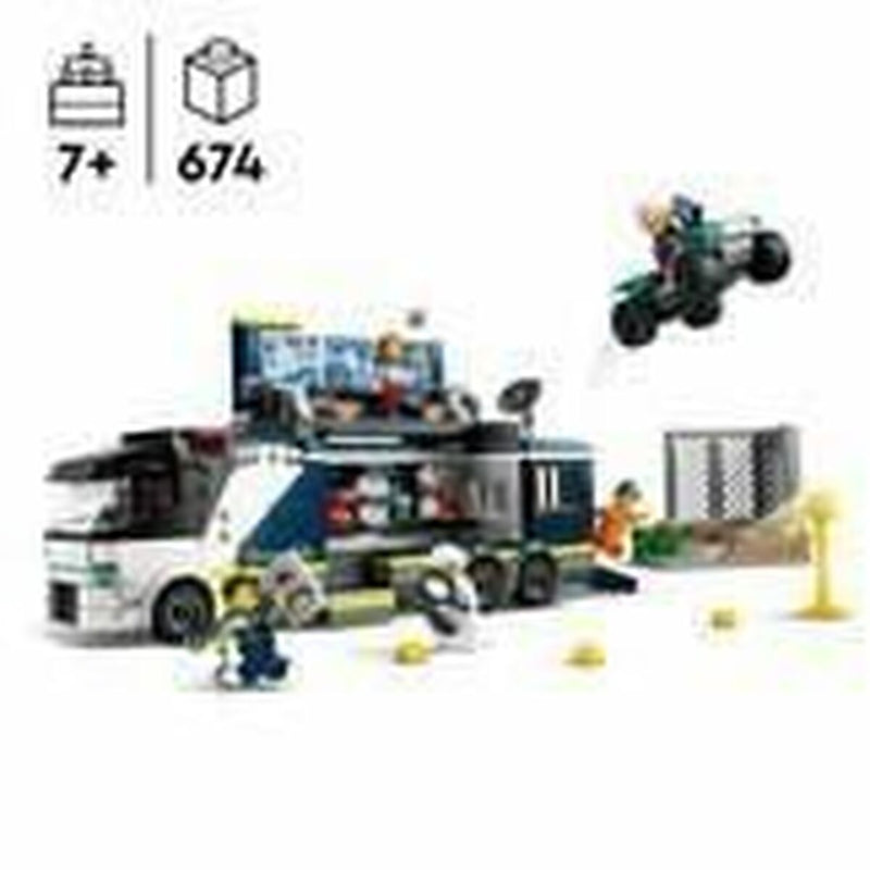 Playset Lego 60418 Police Mobile Criminology Laboratory-5