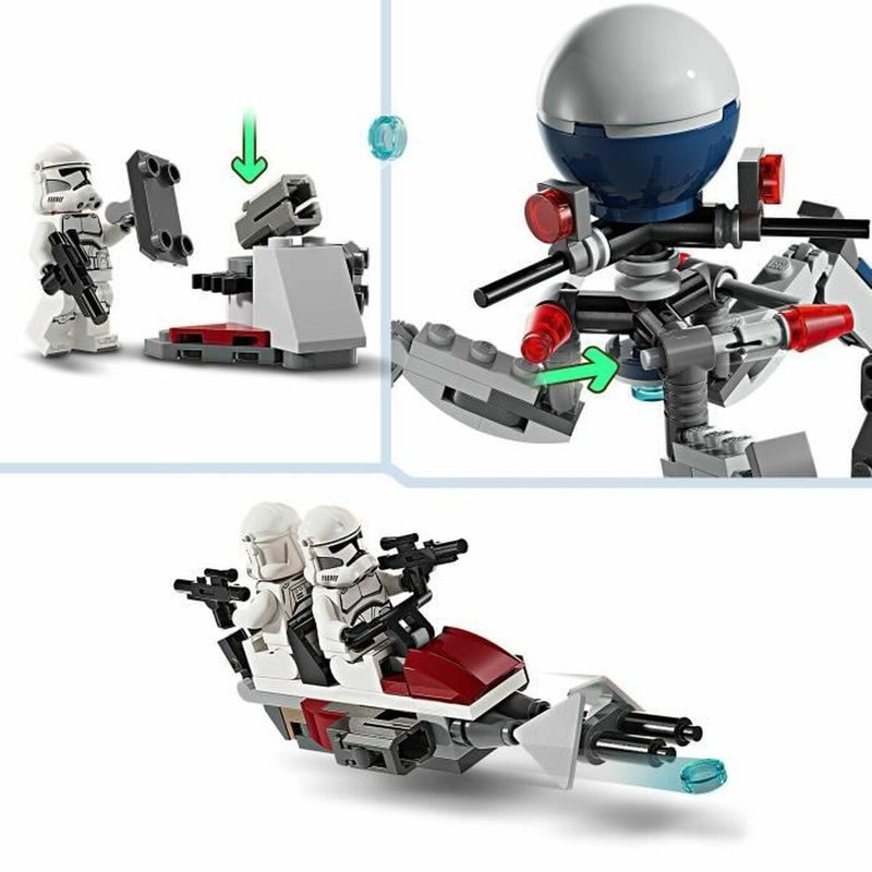 Playset Lego 75372 Combat Pack: Clone Trooper and Combat Droid-2