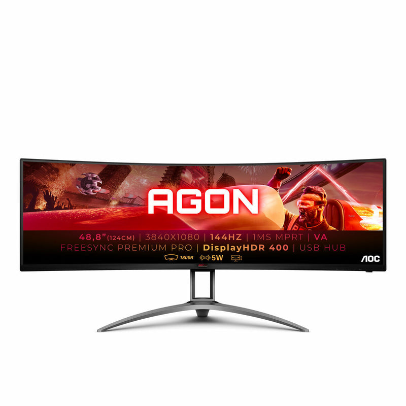 Monitor AOC AOC AGON AG493QCX 49" Full HD LED VA 144 Hz-4