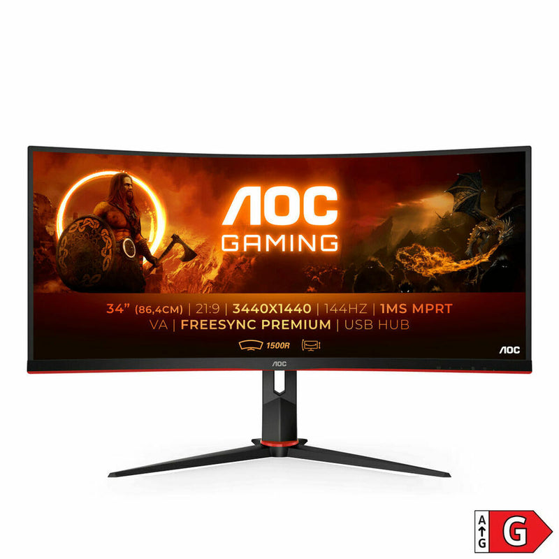 Monitor AOC CU34G2X/BK LFD 34"-3