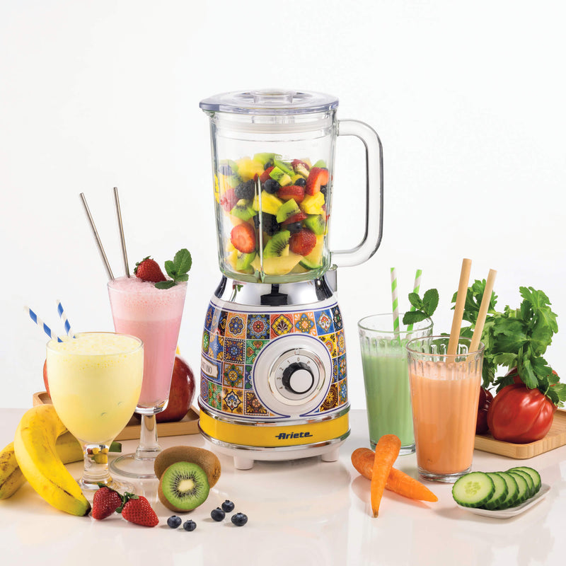 Frullatore con Tazza in Vetro Positano bigeshop