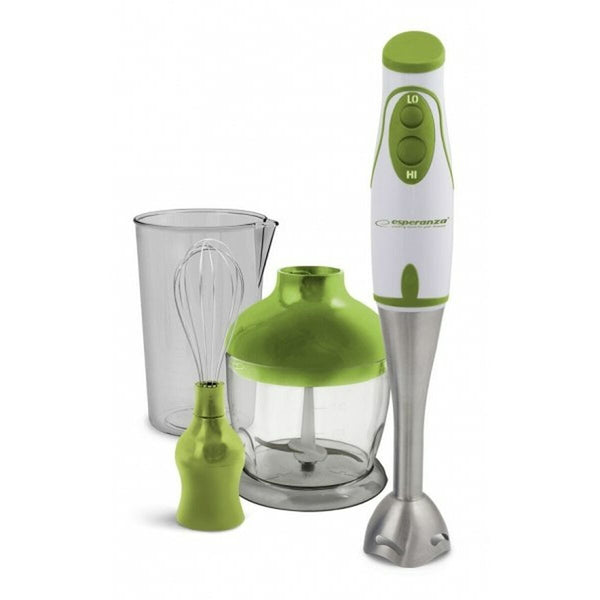 Frullatore ad Immersione Esperanza EKM003G Bianco Nero Verde 450 W-0