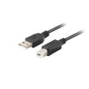 Cavo USB A con USB B Lanberg CA-USBA-15CU-0010-BK Nero 1 m-0