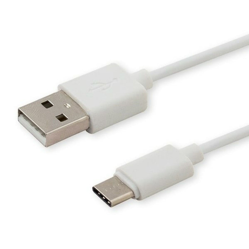 Cavo USB A con USB C Savio CL-125 Bianco 1 m-0