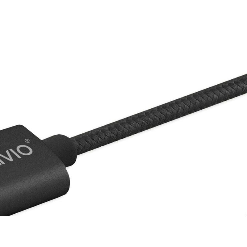 Cavo da USB a Micro USB e USB C Savio CL-128 Nero 1 m-7