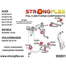 Silentblock Strongflex STF021260AX2 Inferiore Delantera 2 Pezzi-1