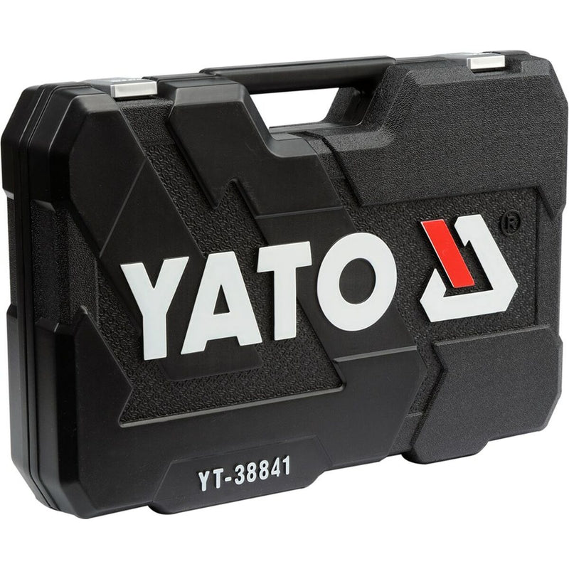 Valigetta Degli Attrezzi Yato YT-38841 Acciaio 216 Pezzi 1/4" 3/8" 1/2"-1