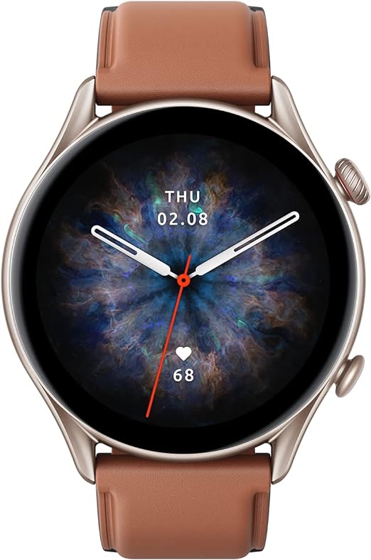 Amazfit Smartwatch GTR 3 Pro Orologio Intelligente, Chiamata Bluetooth, Alexa Integrato, AMOLED da 1.45",Riproduzione di Musica, 150 Modalità Sportive, Impermeabile 5ATM, GPS, SpO2, Monitor del Sonno Amazfit