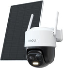 Imou 2K Telecamera da Esterno WiFi Senza Fili Solare con Batteria 5000mAh, Telecamera Solare Esterna 360° PTZ, 2.4GHz, Rilevamento PIR/Veicoli, Visione Notturna a Colori, IP65, Modalità Privacy ezviz