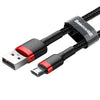 Cavo da USB a micro USB Baseus Cafule Nero Rosso 2 m-2