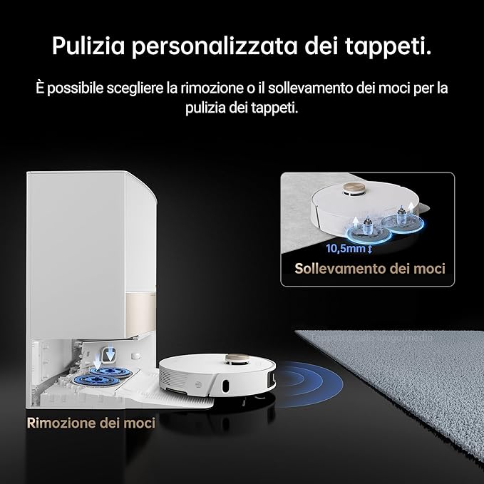 DREAME L20 Ultra Complete Robot Aspirapolvere Lavapavimenti con Tecnologia MopExtend™ DREAME