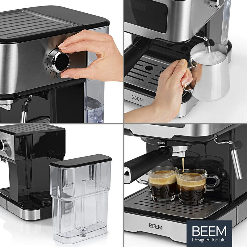 BEEM macchina caffe espresso SELECT-TOUCH portafiltro per espresso 15 bar