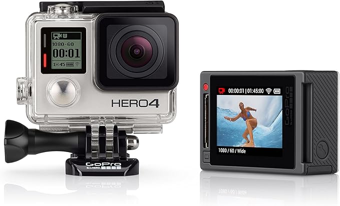 GoPro HERO4 Silver Edition Adventure Videocamera 12 MP, 4K/15 fps, 1080p/60 fps, 720p/120 fps [Italia]