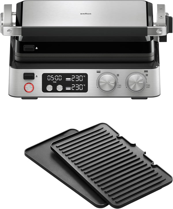Braun MultiGrill 7 CG 7040, Griglia Elettrica con Controllo Elettronico Braun